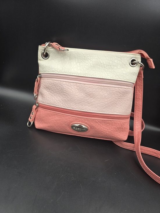 Rosetti Handbags - Rosetti Tricolor Pebbled Crossbody - Coral, Blush & Cream